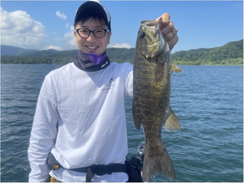シューティング&パワー系底物。8月5日桧原湖。 高梨ガイドサービス